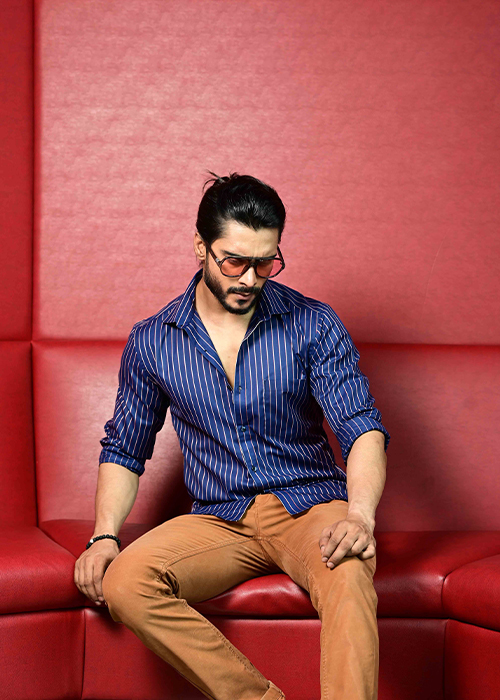 Blue Check Shirt (JR-005)